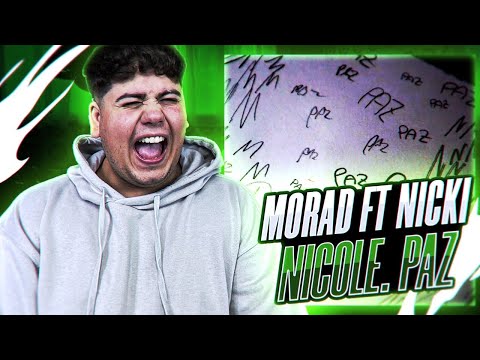 REACCIONANDO a MORAD, NICKI NICOLE - PAZ (VIDEO OFICIAL)
