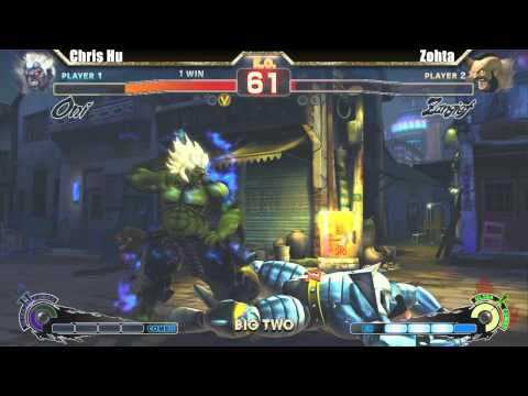 SSF4 AE 2012 Chris Hu vs Zohta - Big Two #6 Tournament Sponsored by TGS