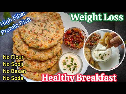  High Protein Breakfast For Weight Loss | No Flour No Sooji No Besan Recipe | Easy Healthy Breakfast
