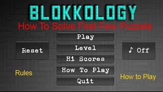 preview picture of video '#1 Blokkology Demo How To Solve First Few Puzzles + Rules -  (Gameplay)'