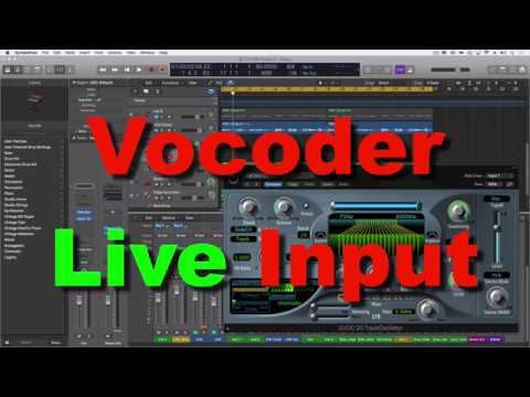 Using a Live Input with the EVOC 20 | Logic Pro X