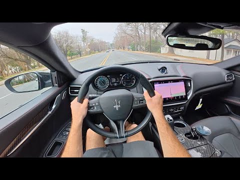 Maserati Ghibli Modena: POV Drive, Walkaround and ASMR