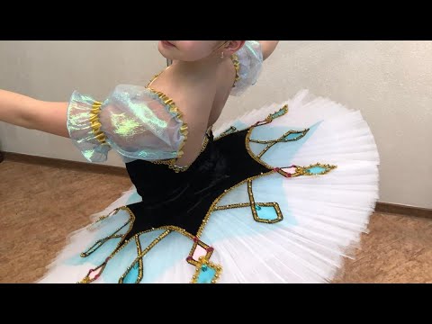 Stage ballet costume Columbine Harlequinade The Nutcracker P 0291 - video 2