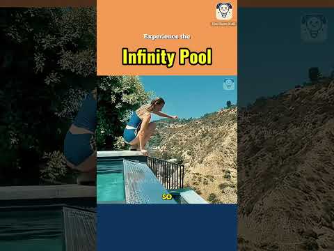Experience the infinity pool