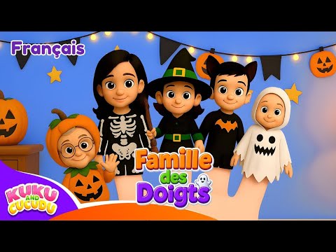 La Famille des Doigts d’Halloween 👻🎃Chanson Pour Enfants – Kuku et Cucudu