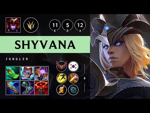 Shyvana Jungle vs Elise: Godlike - KR Grandmaster Patch 14.20