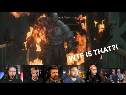 Let’s Players Reaction To The Super Tyrant/Mr. X | Resident Evil 2 (Remake)