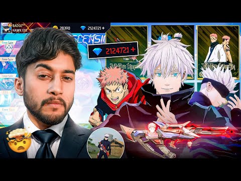 I Am Back! 😍 Buying GOJO Sukuna and Everything in Free Fire💎🔥