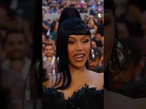 Cardi B hyping up her girl Jade Cargill before the WWE Women’s Championship Match 🥹👏 #SummerSlam