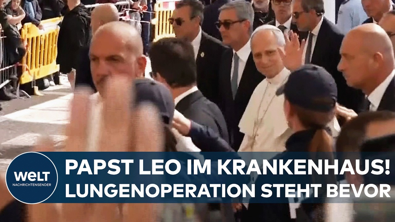 PAPST LEO: Sorge um den 71-Jährigen! Papst trifft für geplante Lungenoperation in Klinik in Rom ein