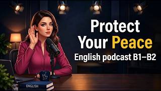 How To Protect Your Peace | Easy English podcast | B1-B2 Listening practice