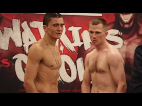 LOUIE LYNN v RICKY STARKY - OFFICIAL WEIGH IN & HEAD TO HEAD / WATKINS v OKOLIE