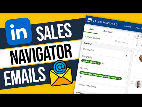 Find LinkedIn Sales Navigator Business Emails! (step-by-step)