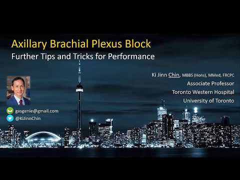 US-guided Axillary Brachial Plexus Block (Part 2) - Tips and Tricks