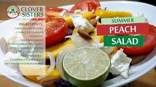 Summer peach salad
