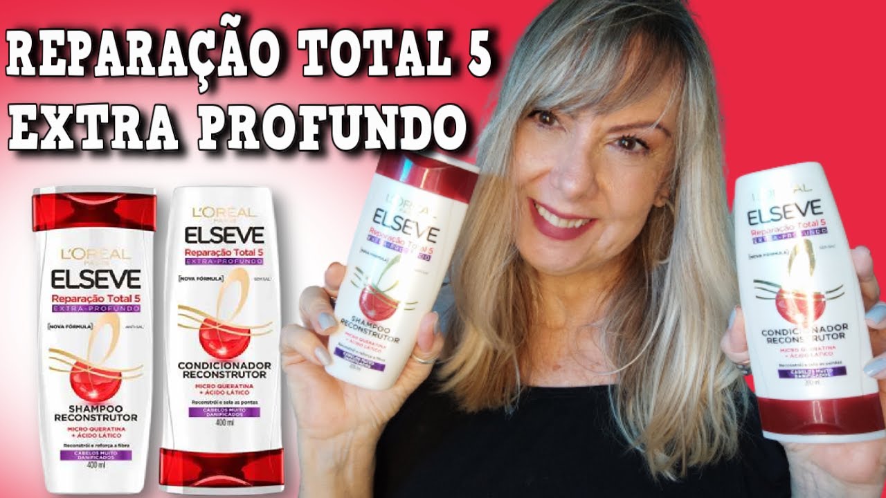 📌ELSEVE REPARAÇÃO TOTAL 5 EXTRA PROFUNDO ETAPA DE RECONSTRUÇÃO BOA E BARATA!