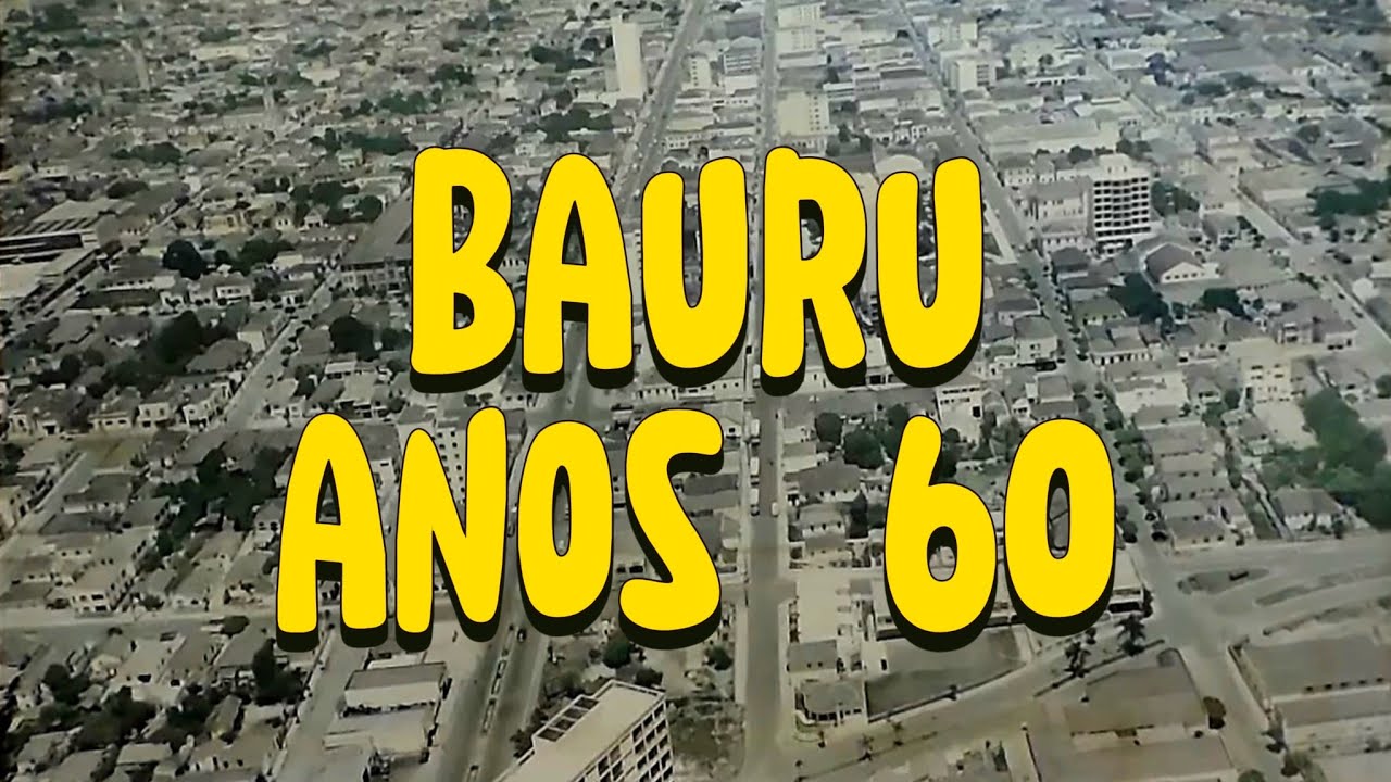 Bauru na década de 1960.