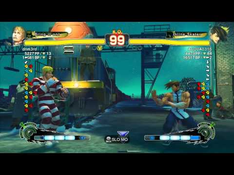 SSF4 AE: Sasaki (Cody) vs ACQUA0316 (Yang) - Ranked Match (720p HD)