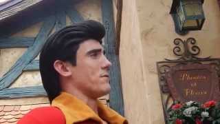 GASTON says NO to bday kiss request at Magic Kingdom Disney World