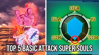 TOP 5 SUPER SOUL ABILITIES FOR BASIC ATTACK | XENOVERSE 2 | 2022