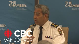 Victoria police chief addresses increase in stabbings