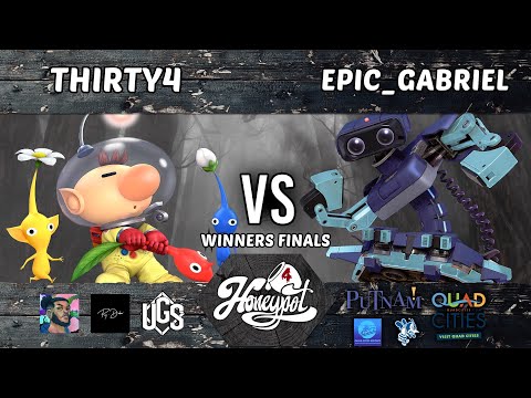 Honeypot 4 - Winners Finals - thirty4(Olimar) Vs. Epic_Gabriel(ROB)