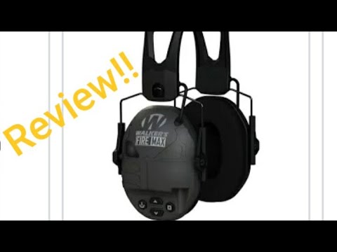 Walker's  FIRE MAX Rechargeable digital muff and Walker's FIRE MAX walkie talkie review!
