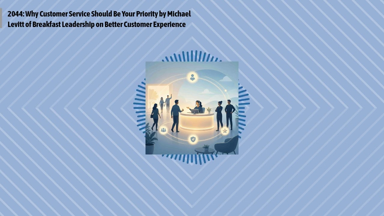 2044: Why Customer Service Should Be Your Priority by Michael Levitt of Breakfast Leadership on...