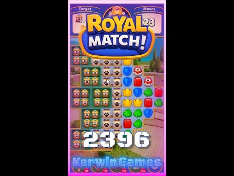 Royal Match Level 2396 - No Boosters Gameplay
