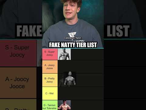 THE FAKE NATTY TIER LIST #bodybuilding #bodybuildinggym #physique #gymlife #fitness #cbum #shorts