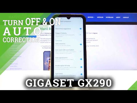 How to Enable Auto Correction on GIGASET GX290 – Auto Correction Options