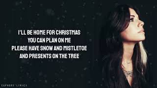 Christina Perri - I&#39;ll Be Home For Christmas (Lyrics)