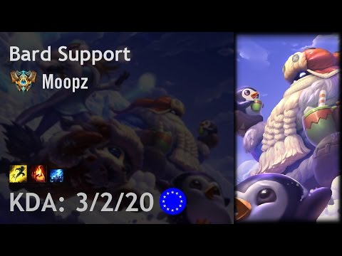 Bard Support vs Tahm Kench - Moopz - EUW Challenger Patch 6.24