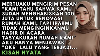 Download lagu MERTUAKU KIRIM PESAN BAHWA IPARKU TIDAK MENGINGINKANKU HADIR DI ACARA TASYAKURAN RUMAH - KISAH NYATA mp3