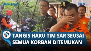 Tangis Haru Tim SAR saat 10 Korban Pesawat ATR 42-500 yang Jatuh di Bulusaraung Berhasil Ditemukan