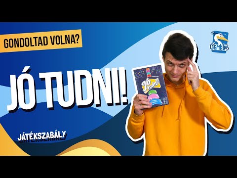 Jó tudni! szabálymagyarázó - Gémklub