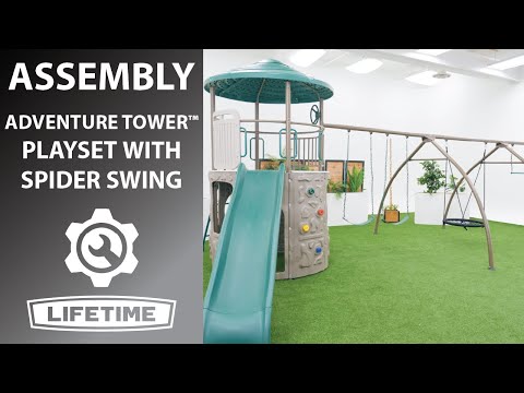 Lifetime Adventure Tower with spider swing