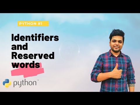 What Is Identifiers And Reserved Words In Python Python Tutorial 1 Python For Beginners