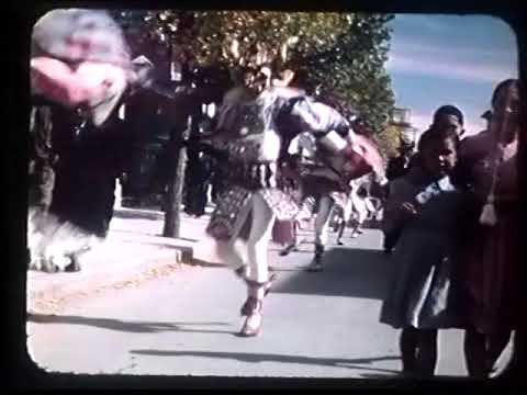 Carnaval de Oruro 1948 oder 1949, in Farbe