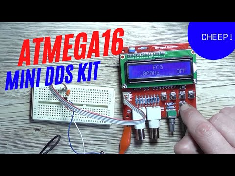 ATEMGA16 Mini DDS Function Generator Kit Build