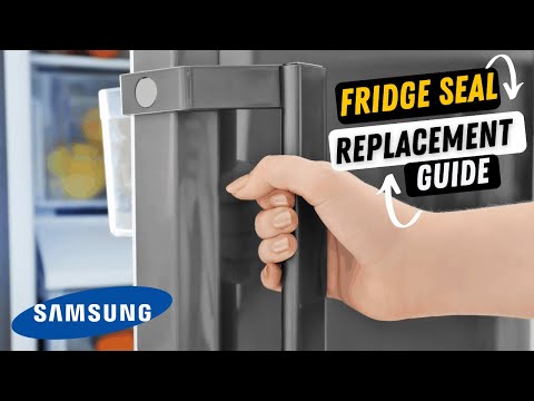 Samsung Fridge Door Seal Replacement Guide. How-To
