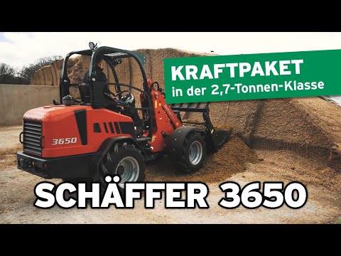 Kraftpaket in der 2,7-Tonnen-Klasse | Hoflader Schäffer 3650 | Produktvorstellung