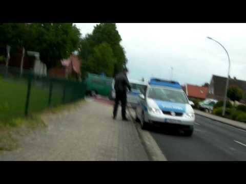 Red Devils MC Leer (Supporter der Hells Angels) - Großeinsatz der Polizei in Moormerland RDMC