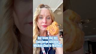 ✨Mickey Churro Waffles in the Disney Destiny Concierge Lounge! Magical!  #disneycruise