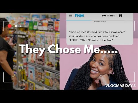 Is This My Real Life?! PEOPLE Creator of the Year + Coffee Station | Vlogmas Day 3