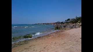 preview picture of video 'La spiaggia di Torre di Mezzo - Santa Croce Camerina ( RG ) Sicilia'