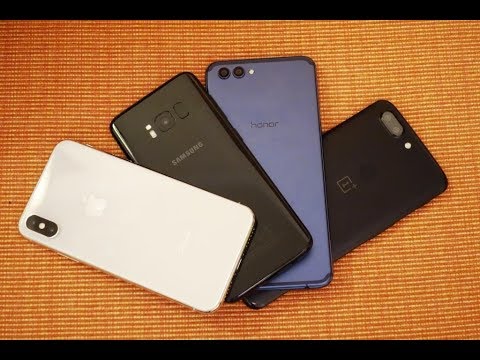 Facial recognition security: iPhone X vs OnePlus 5T vs Samsung Galaxy S8 vs Honor View 10