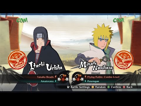 Itachi Uchiha vs Minato Namikaze — NARUTO SHIPPUDEN Ultimate Ninja STORM 4