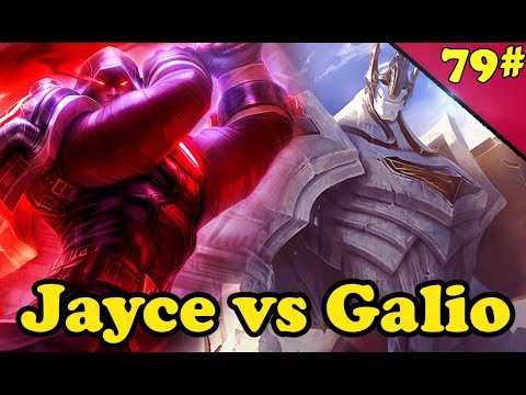 #79 Jayce Top vs Galio Full Gameplay - S8 League of Legends PATCH 7.24