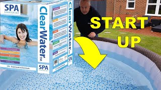 Hot Tub Start Up Chemical Instructions w Lay Z Spa Chemicals Starter Kit